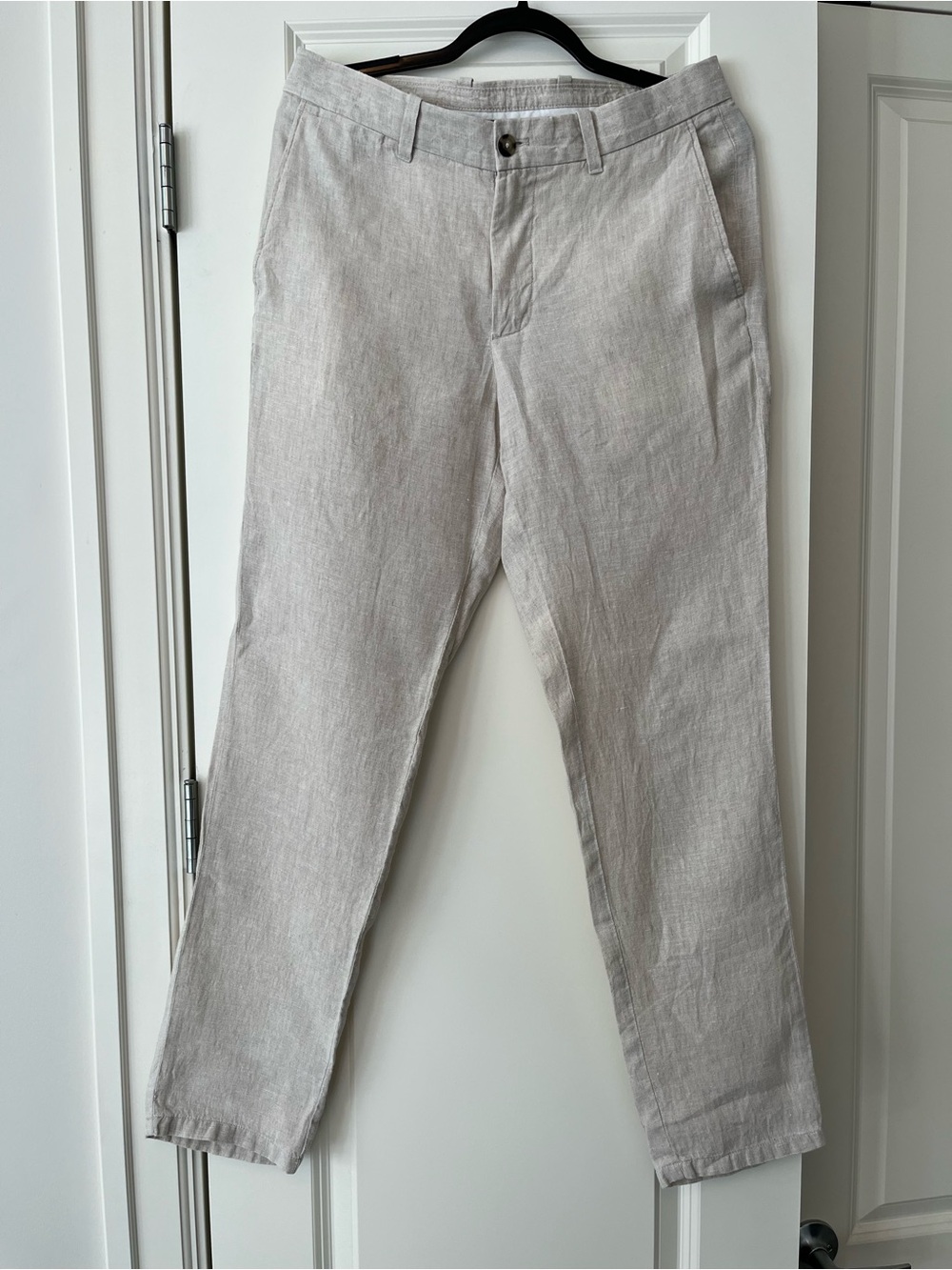 Mango Men's Linen Casual Pants